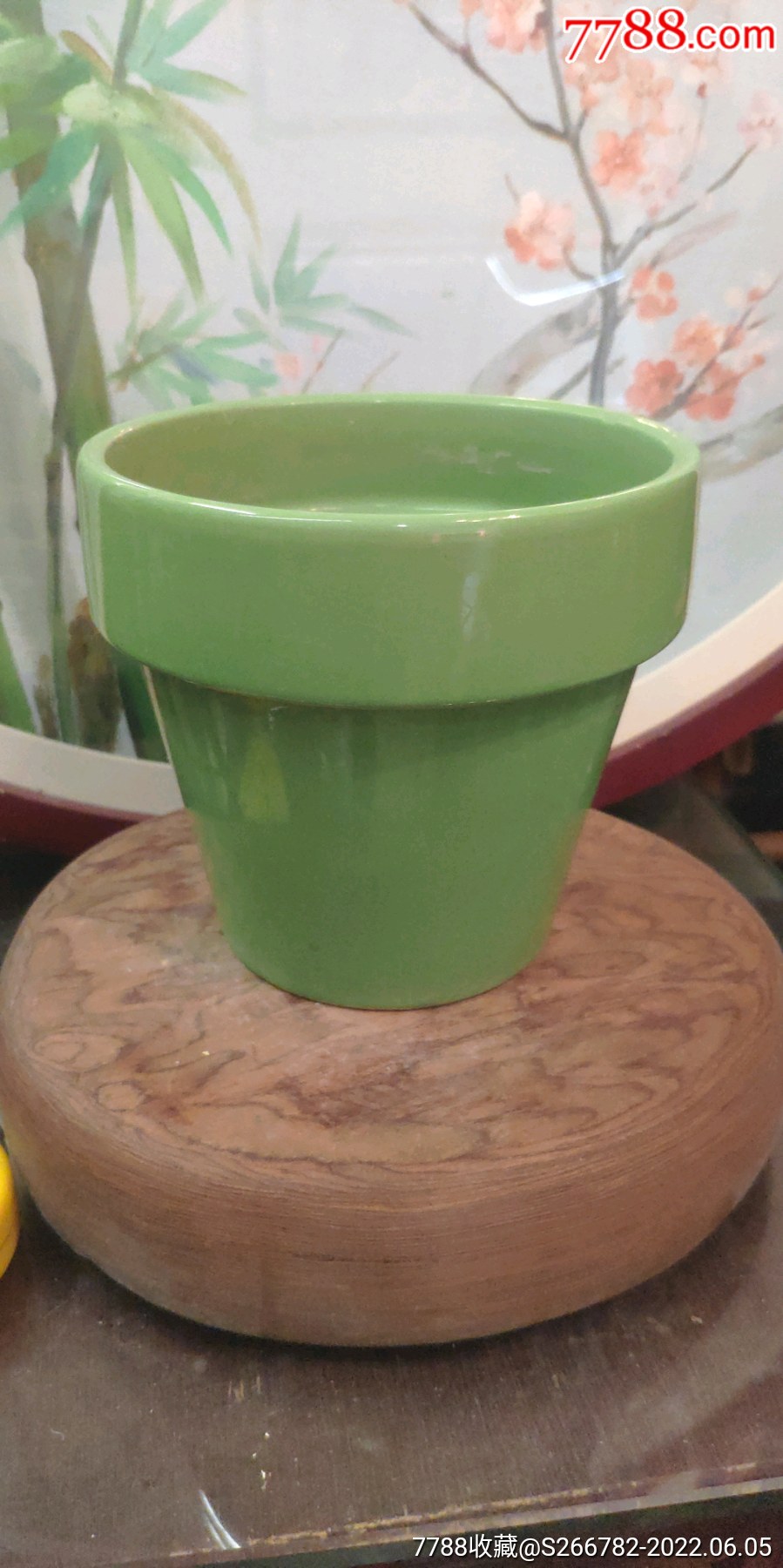 老绿釉花盆_价格1元_第1张