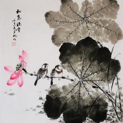 【亦风斋签约画家】山东省美协会员李化信作品:和气满堂