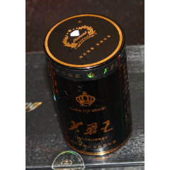 湖南芙蓉王蓝钻听装40支罐装实物烟标