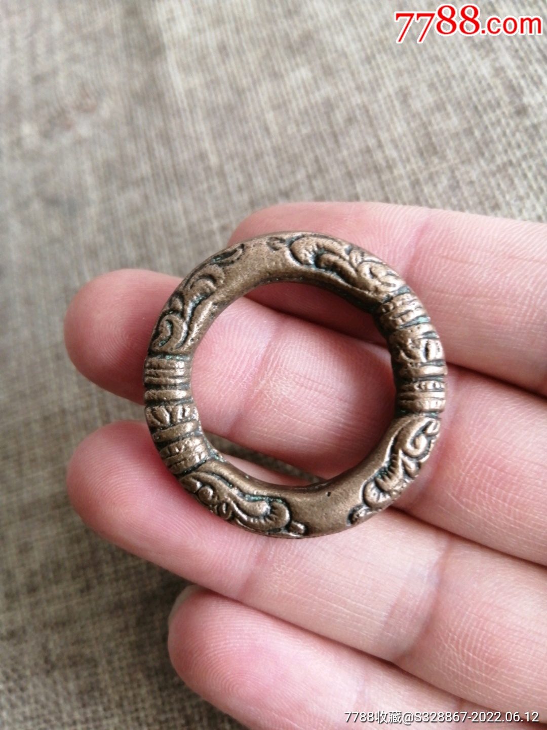 云南大理国时期的铜指环_价格400元_第1张
