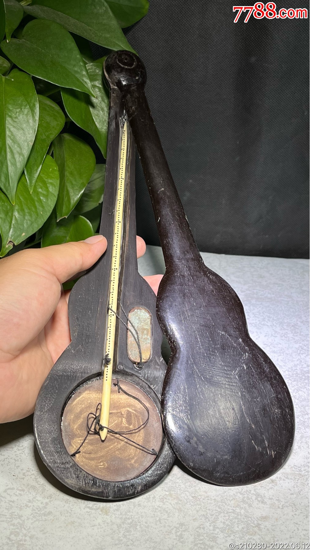 沧桑葫芦戥子称造型古朴开合自然刻度清晰