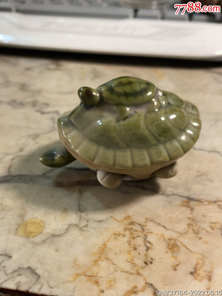 怀旧陶瓷乌龟摆件_价格3元【扬州马训雷古董店】_第1张