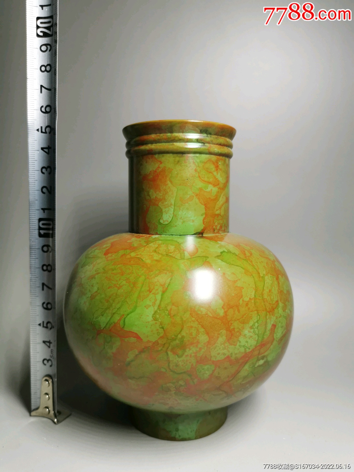 日本回流铜花瓶高冈铜器高岗铜器铜工艺品,014_价格200元_第1张
