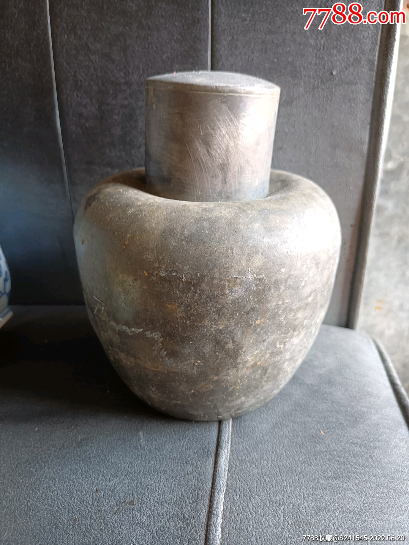 晚清民国老锡罐子_价格20元_第1张