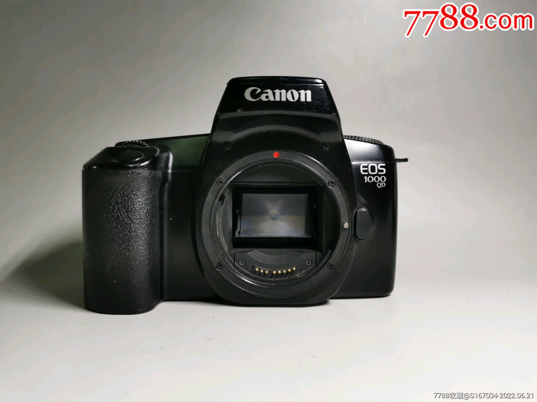 佳能canoneos1000qd1000qd佳能单反胶片机放入电池无反应当摆