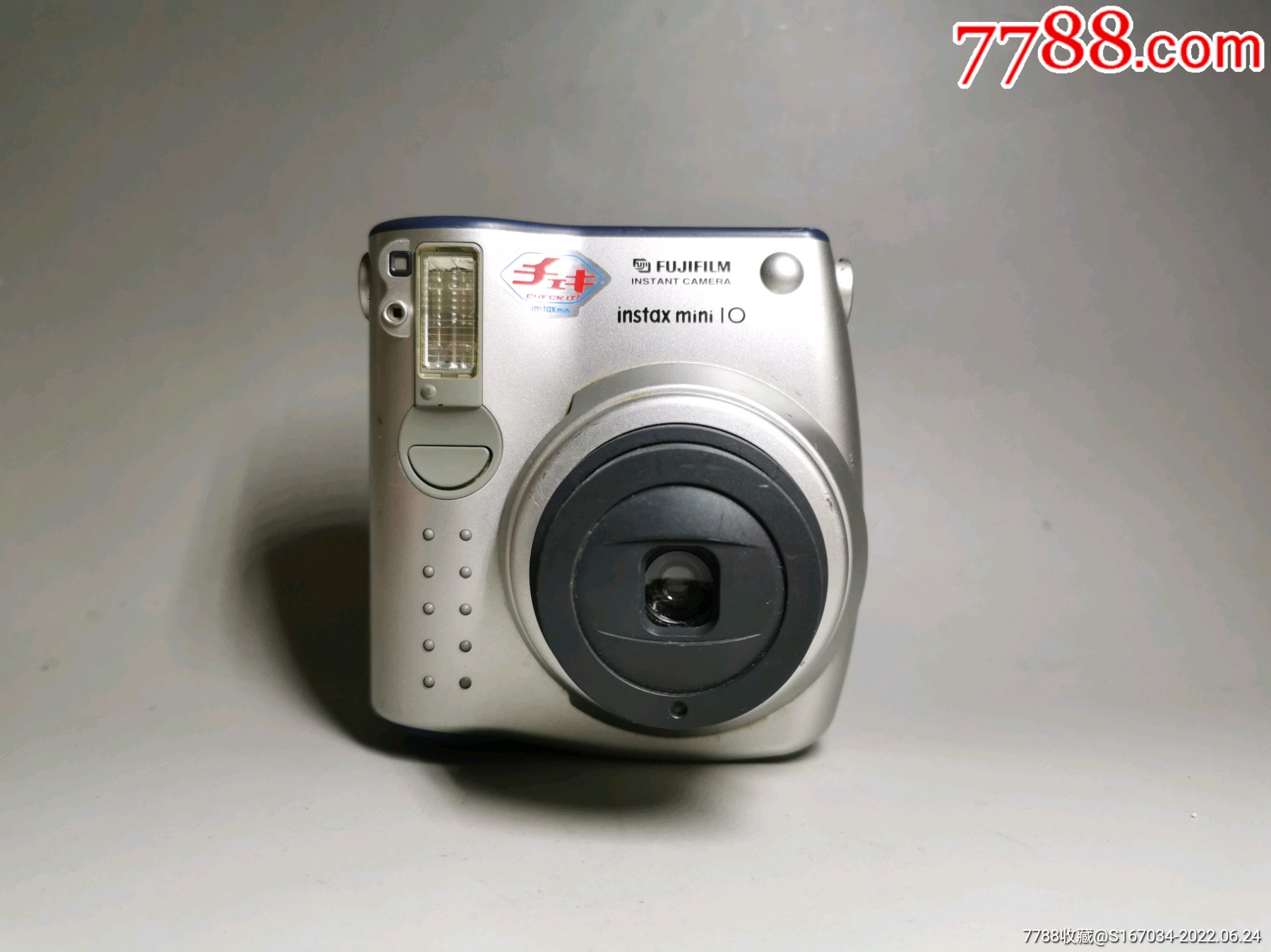 富士mini10拍立得一次成像相机相机成色不错见图相机功能正常闪光灯吐