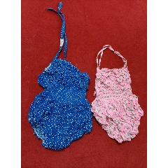 全新早期泡泡泳装运动衣两件