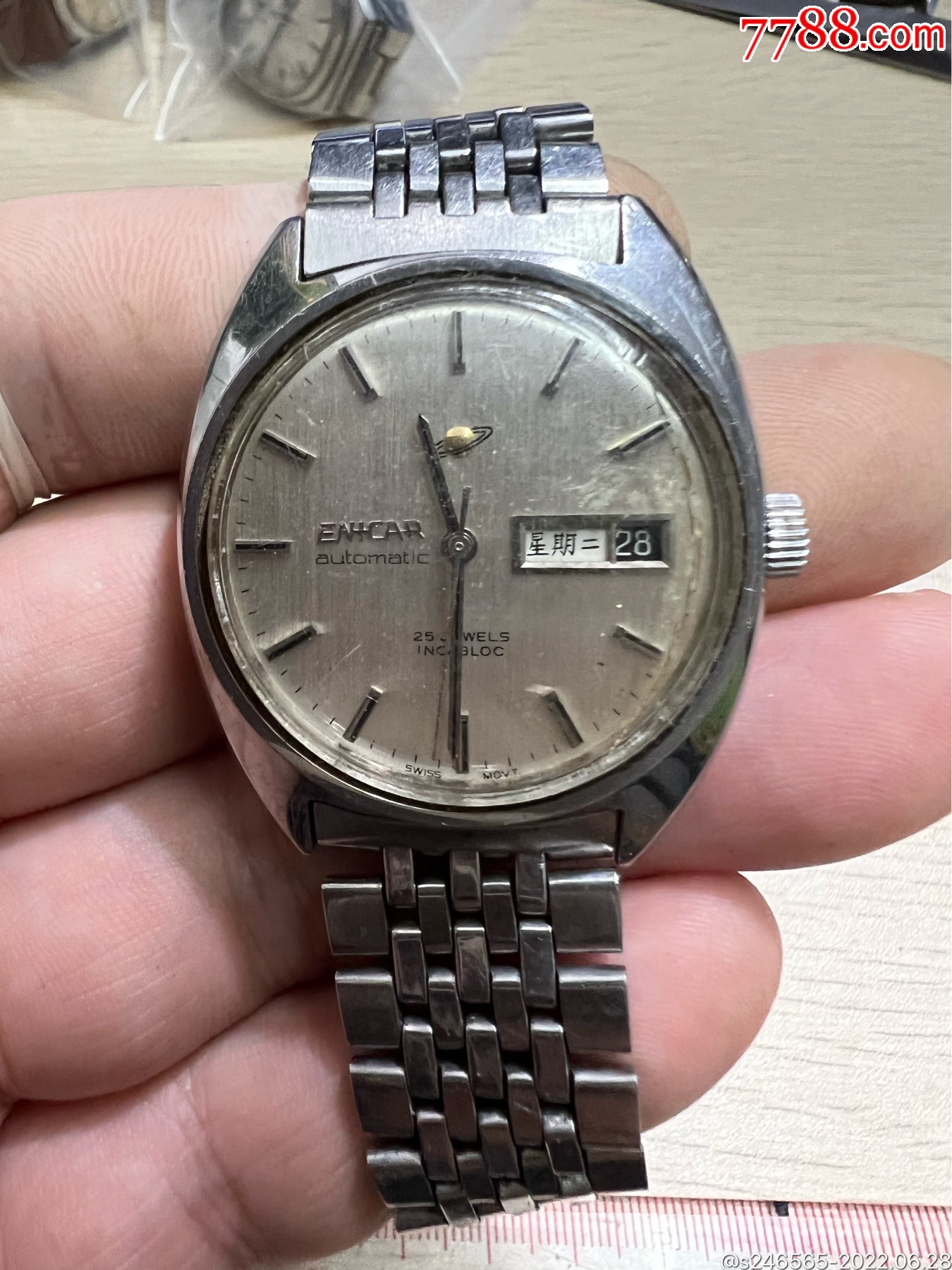 瑞士英纳格男装自动手表