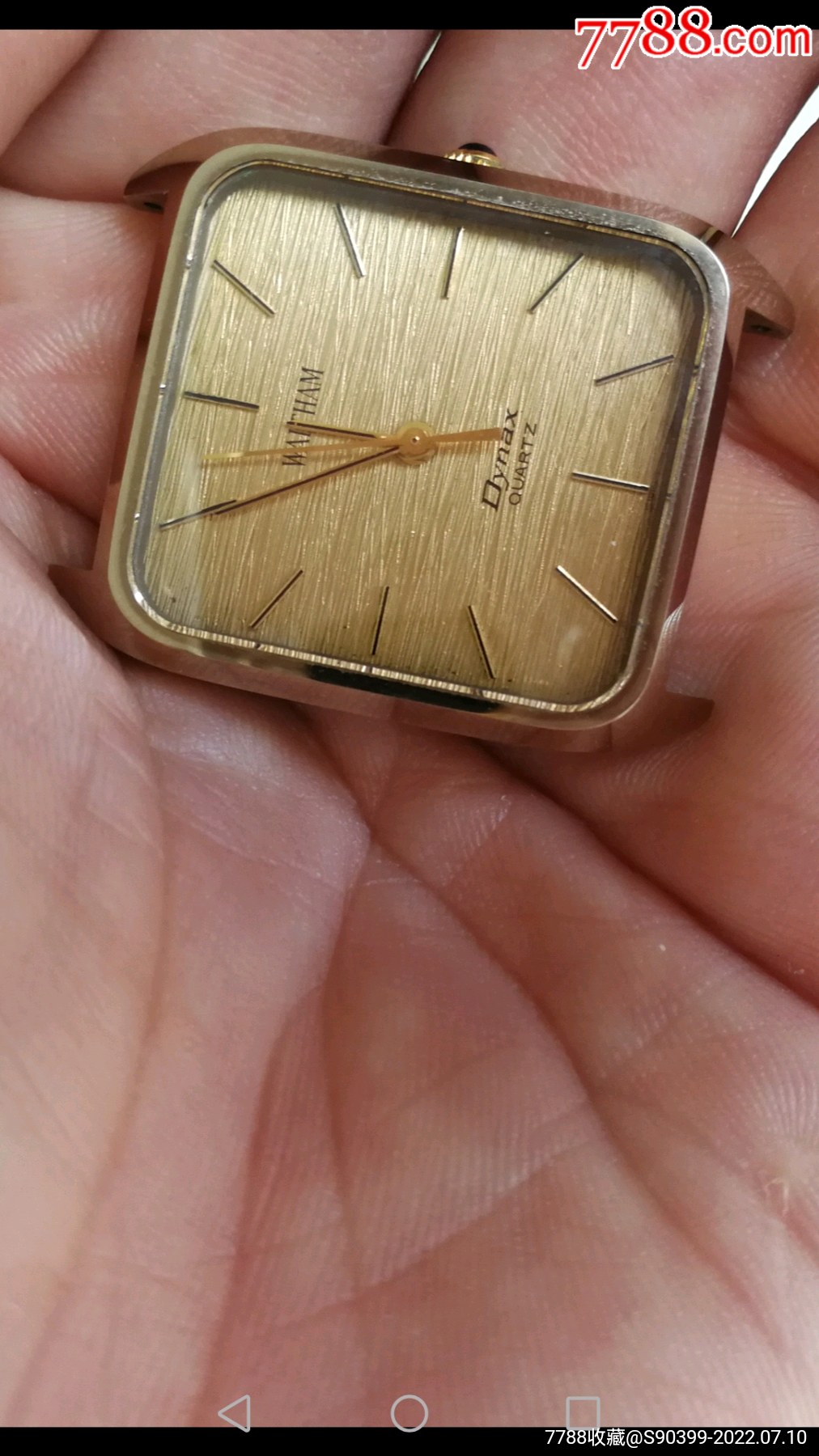 原装华生钨钢石英女男表