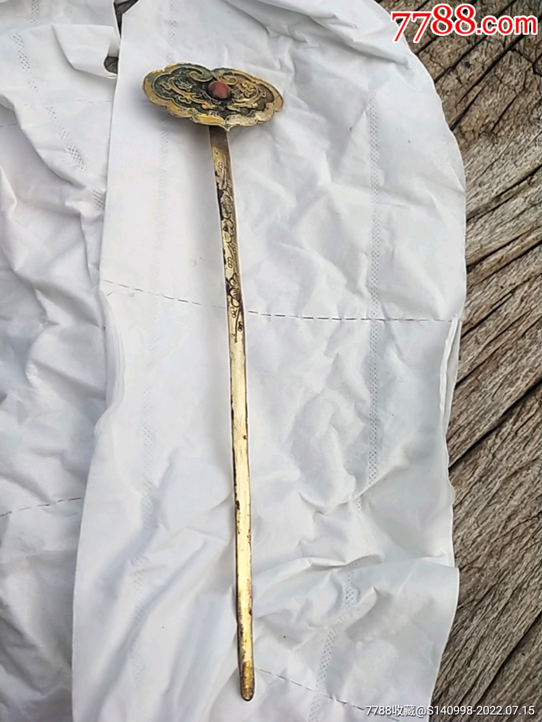 清代银包金簪子-价格:500元-au30776821-银簪/银钗 -加价-7788人民币