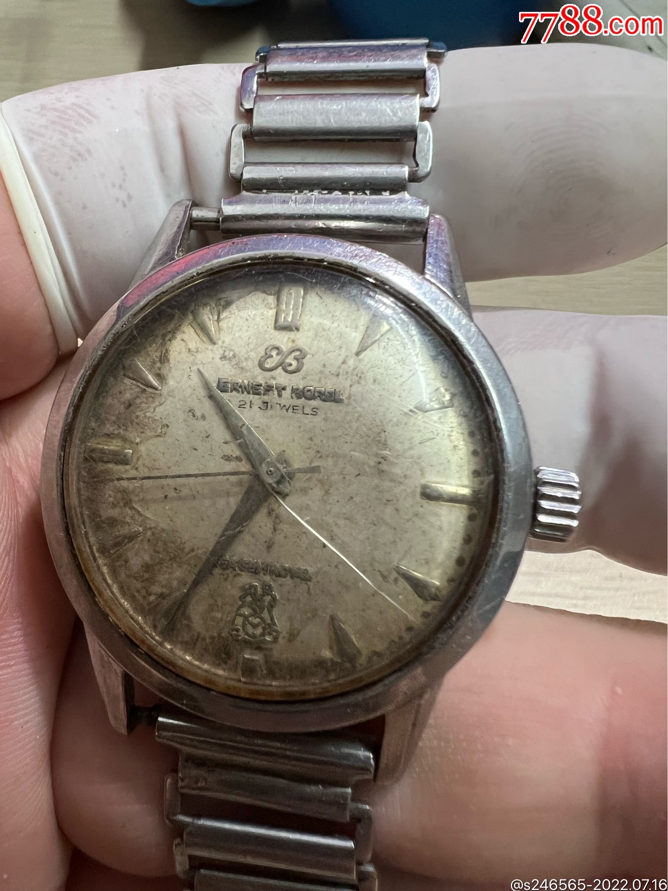 瑞士依波路男款古董手表