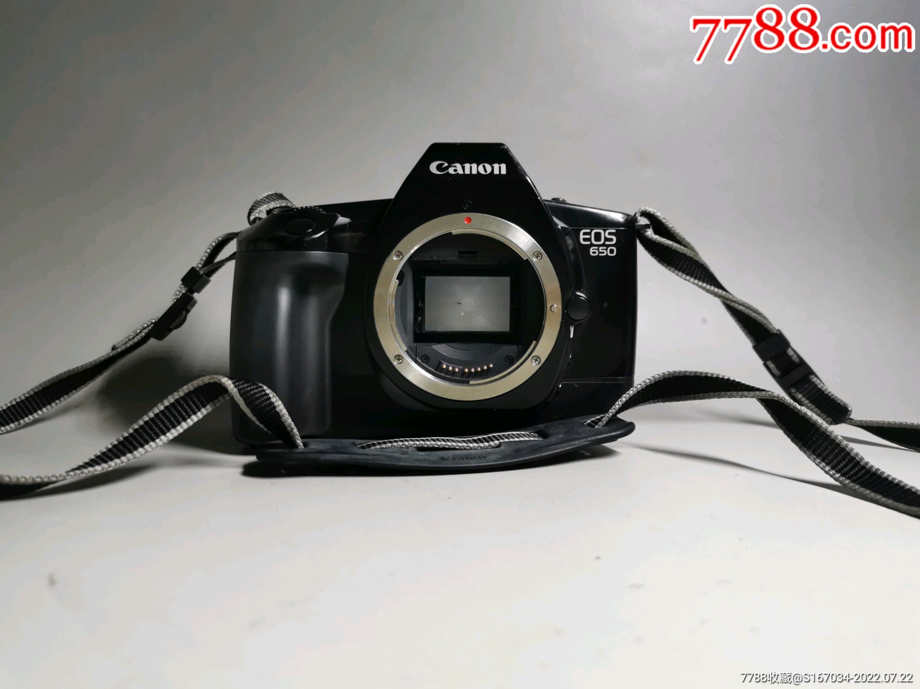 佳能canoneos650胶片相机单机身品相很好如图所示试机正常28p