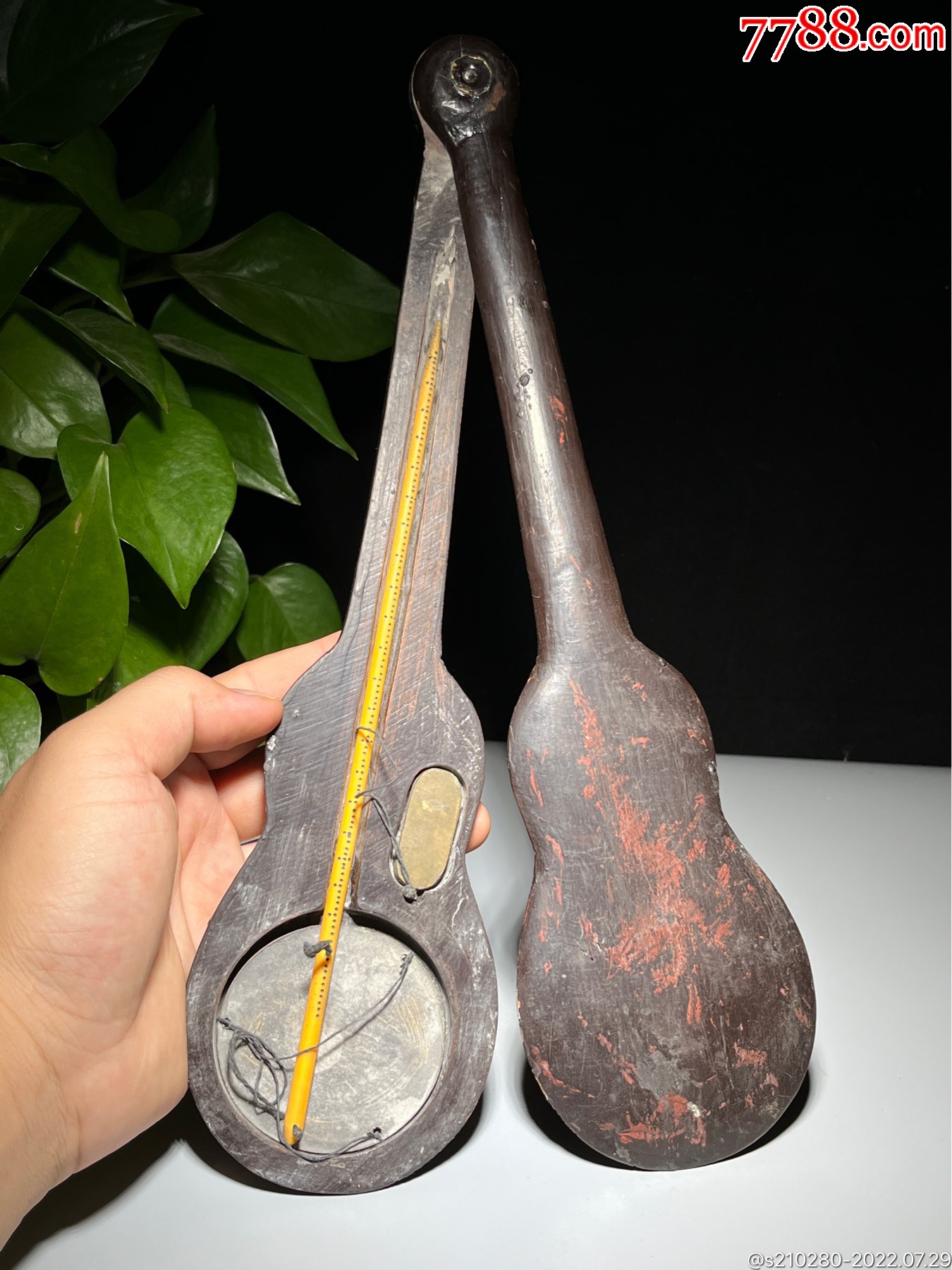 沧桑葫芦戥子称造型独特开合自如刻度清晰十分精致