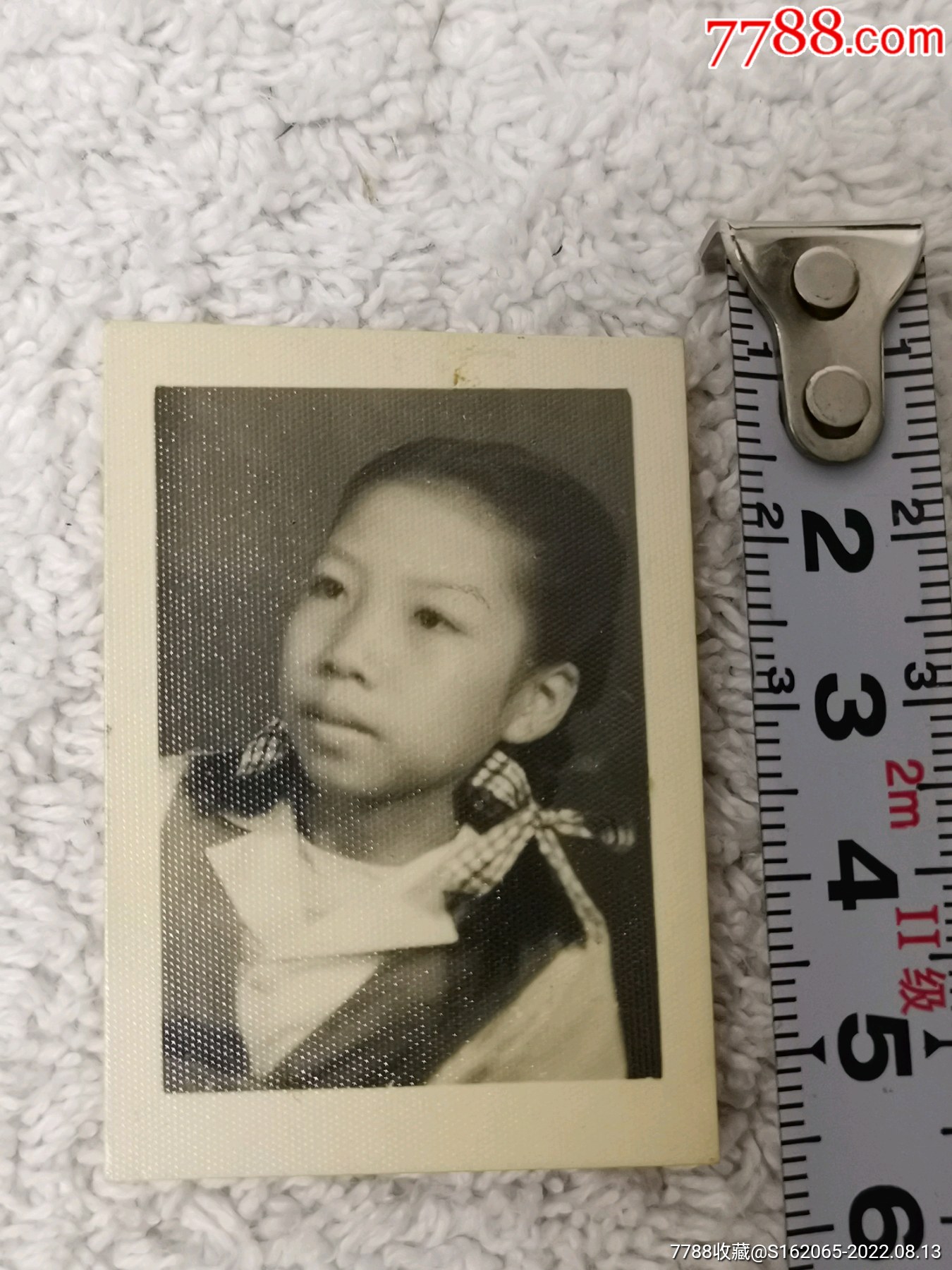 1950年大辫子小姑娘留影