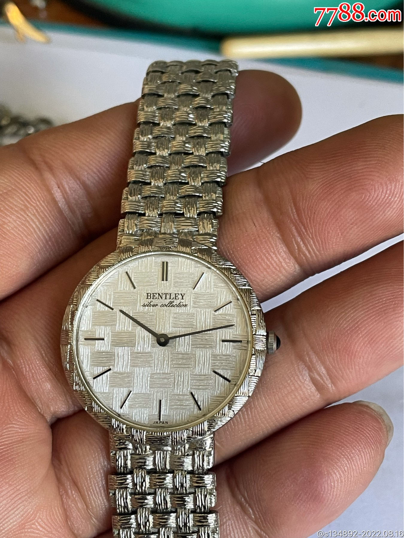 好品日产bentley925银男石英表_手表/腕表_非凡表业【7788收藏__收藏