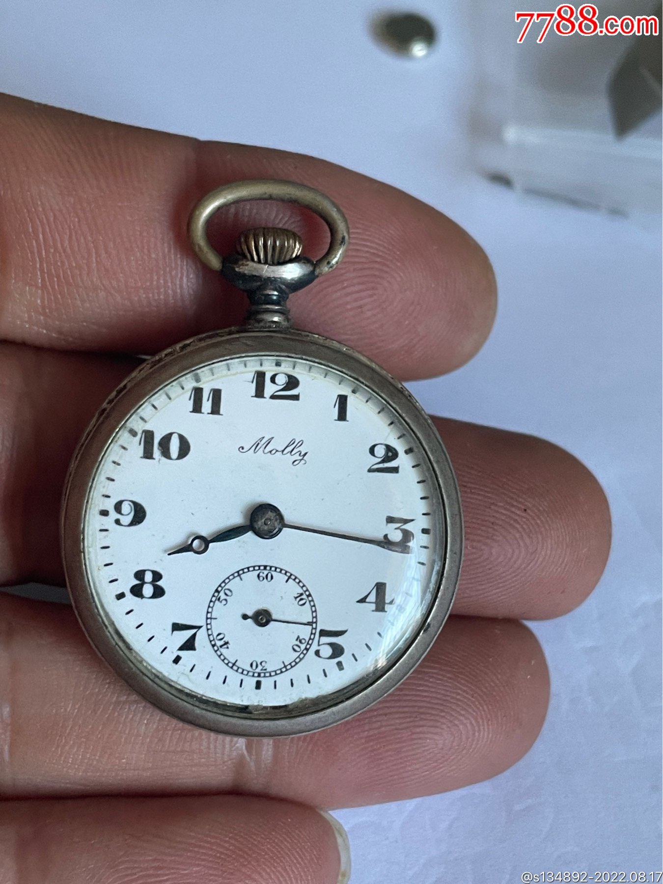 瑞士产900银怀表