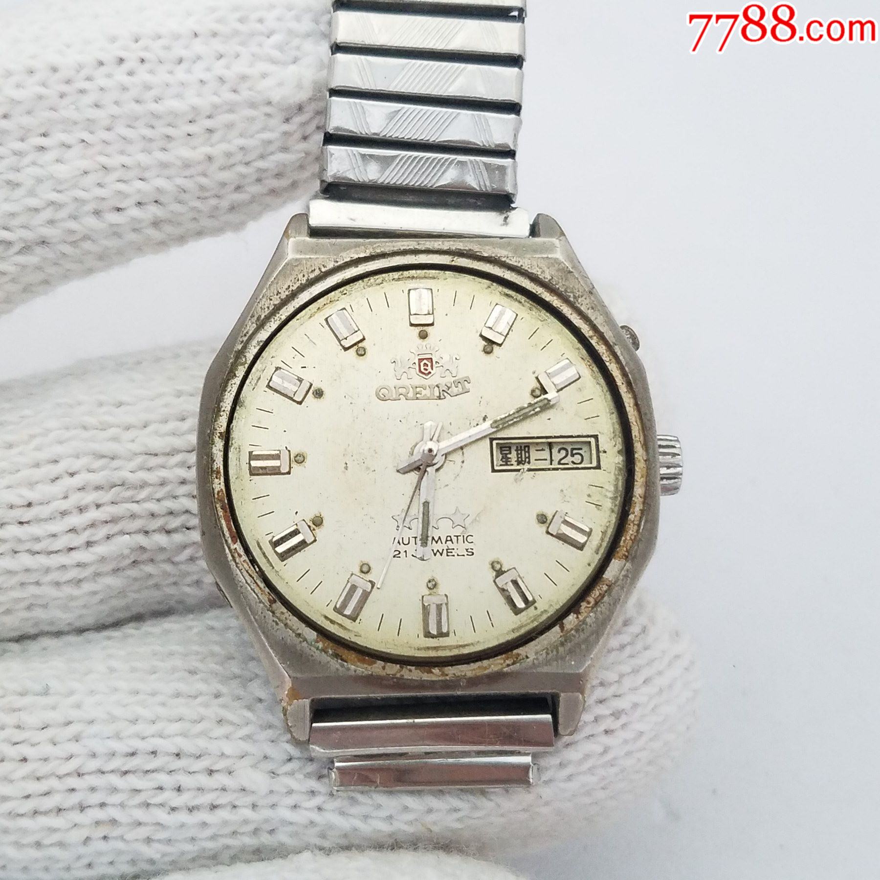 苏联2627h机芯日本双狮三星系列自动机械男表