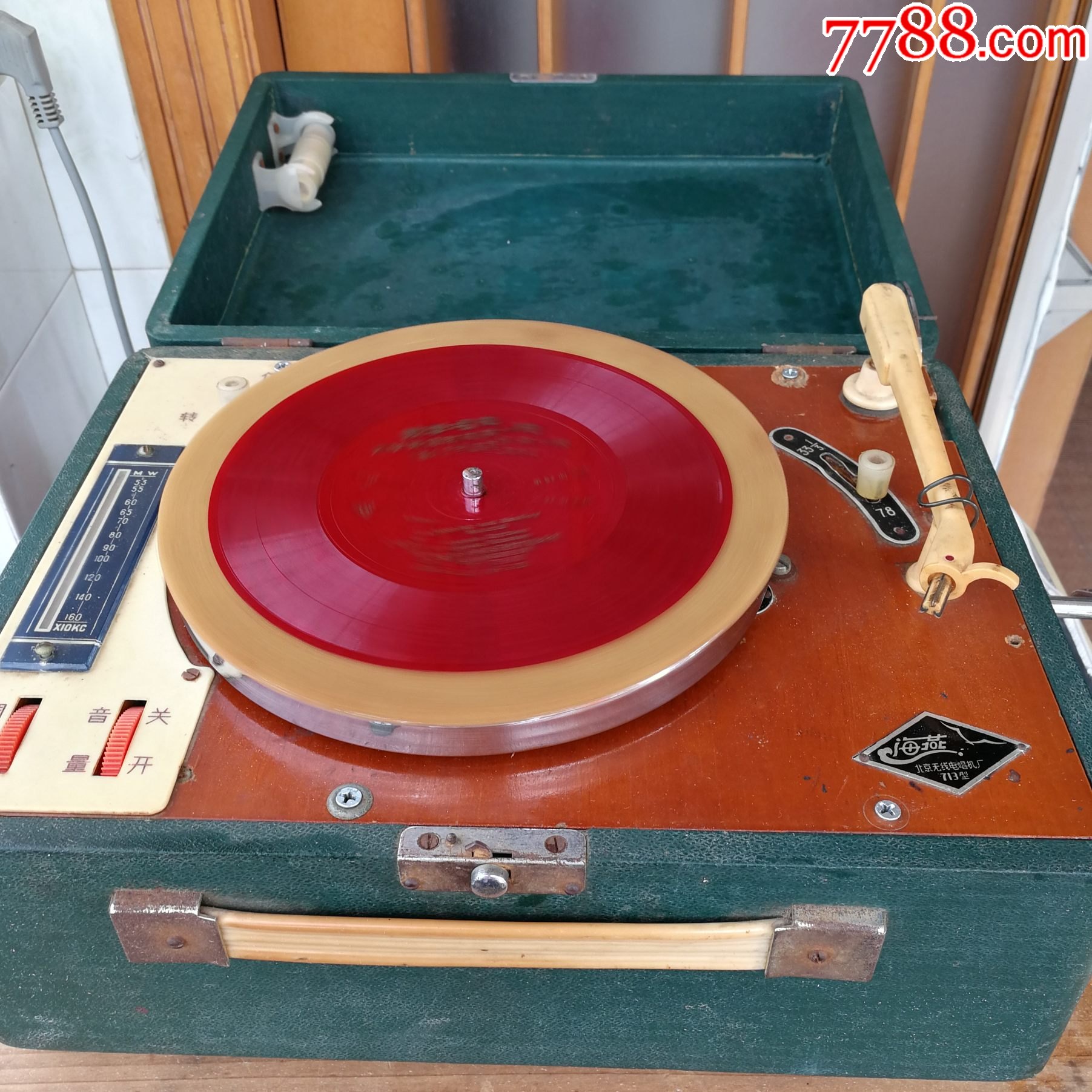 手摇留声机海燕牌713-价格:280元-au31404209-老唱机/留声机 -加价