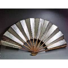 日本回流舞扇御舞扇折扇扇子中古品难免有岁月痕迹,正反面金银箔,c150