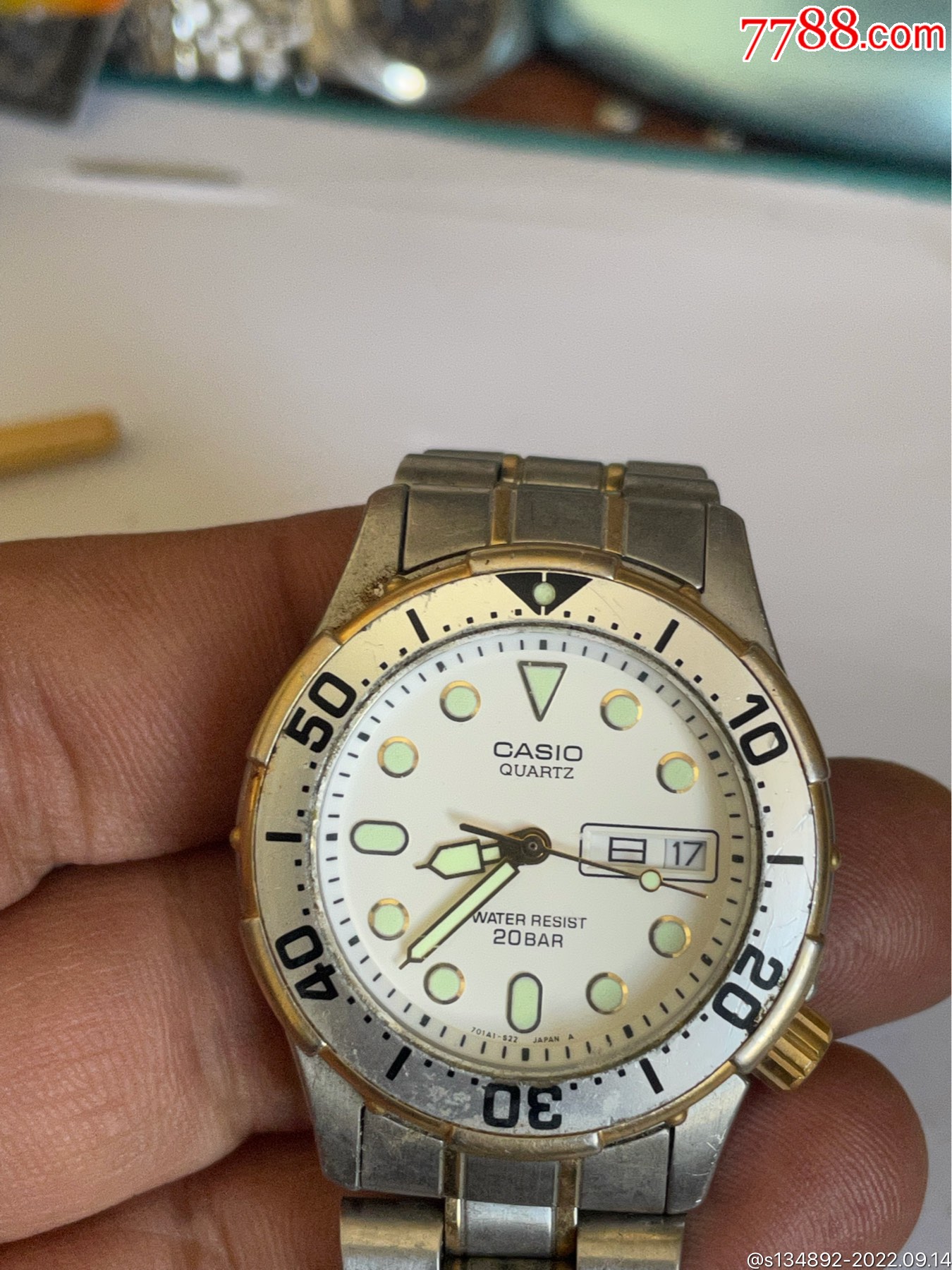 好品日产卡西欧男石英表