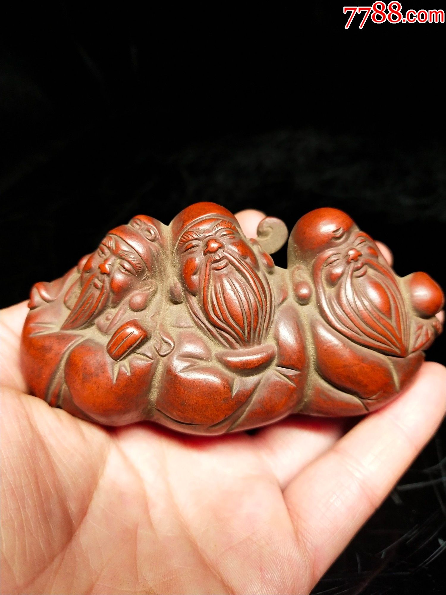 精品(三星)紫砂小摆件茶宠低价格拍卖精品包浆珍藏放漏珍品养生名家