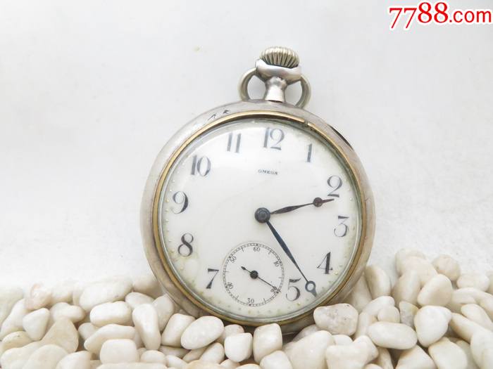 瑞士omega欧米茄古董怀表走时正常