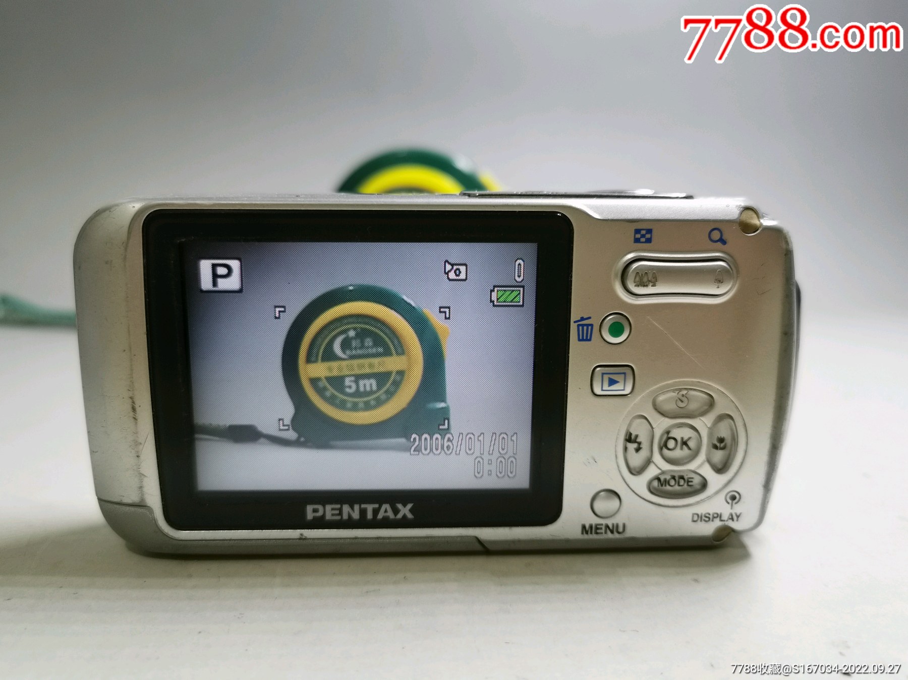 宾得optiow10数码ccd卡片相机,成色见图自定,实物实拍所见即所得.