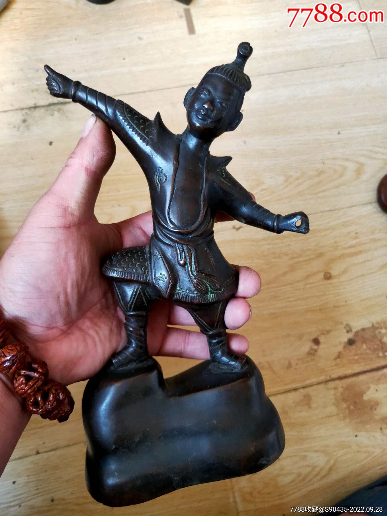 清人物铜像_价格2619元【杂货铺里边请】_第1张