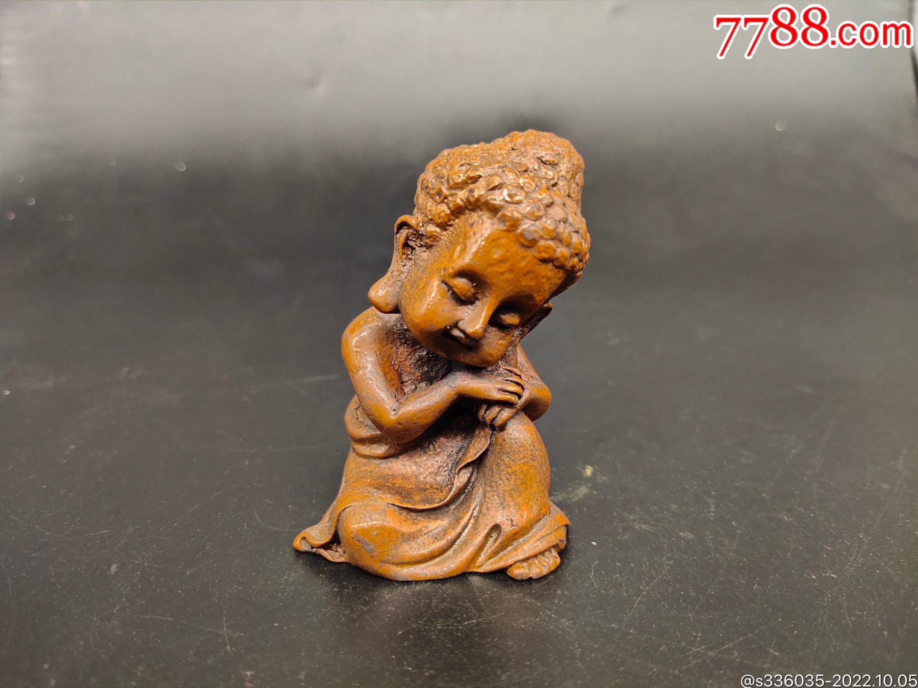 铜小释迦摩尼宝宝佛小摆件-铜像/铜佛像-7788宣纸