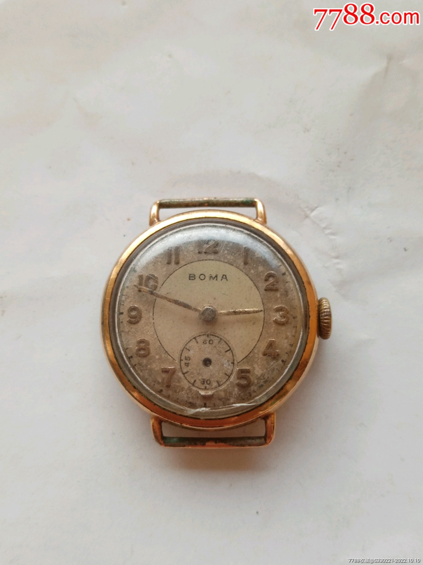 瑞士boma(宝马)小三针古董表-价格:20元-au31747554-手表/腕表 -加价
