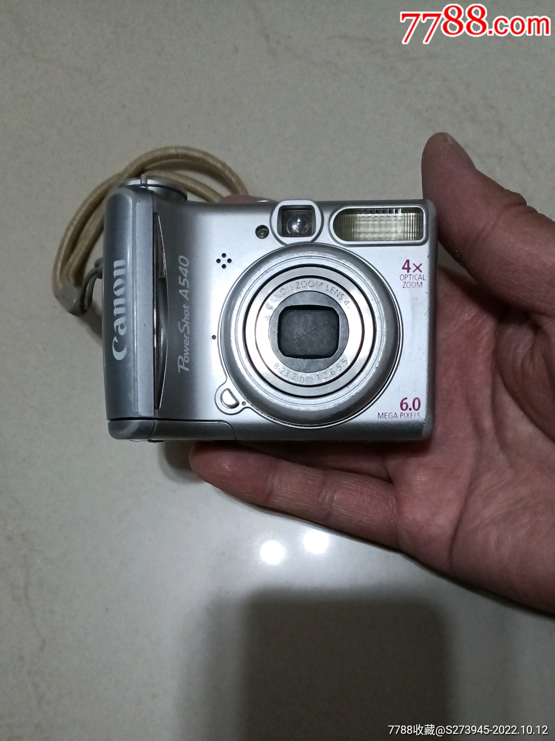 佳能a540相机【电池盖板盖不严,当配件出】_价格80元_第1张