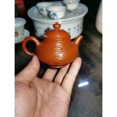 章燕明手拉壶早期作品盖磕碰坏了需要修复