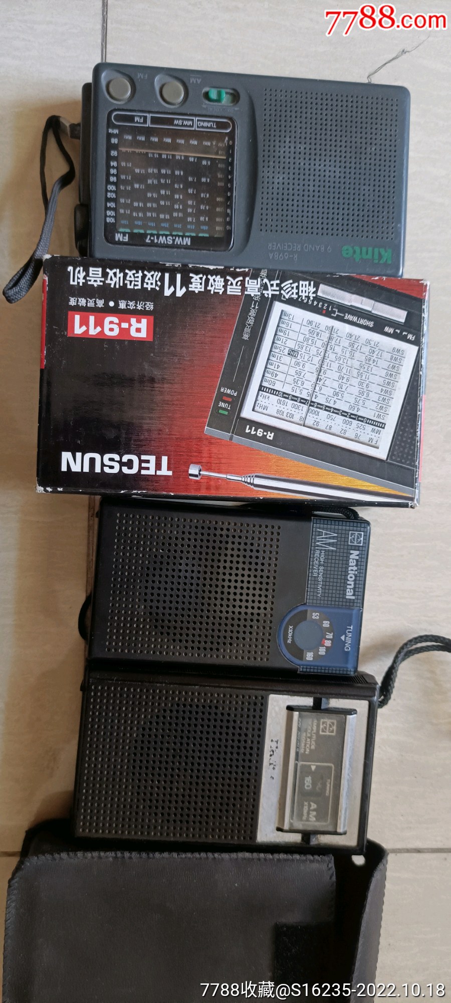 "德生r-911,national"等收音机4台_价格25元【小草斋】_第1张