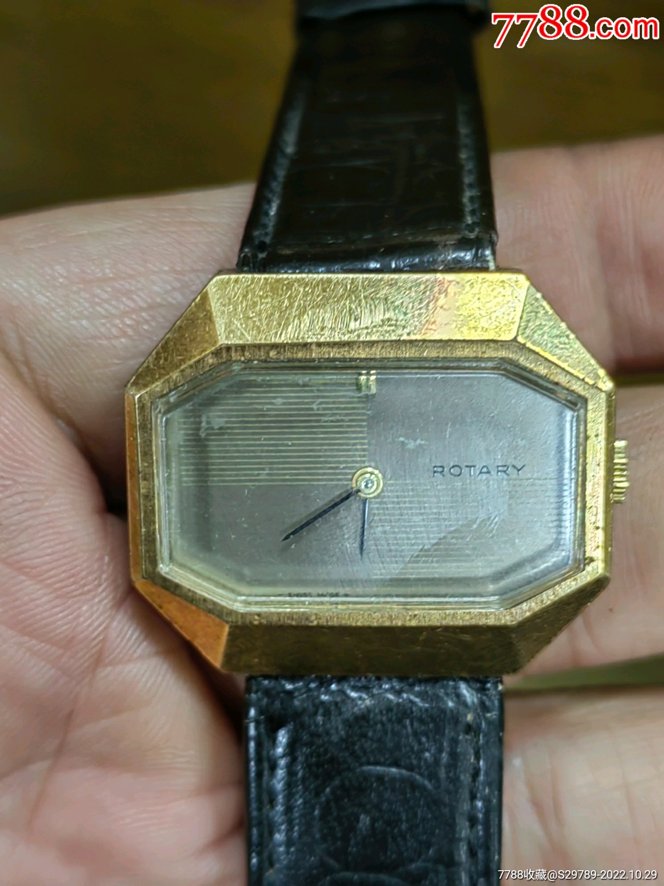 瑞士rotary金表_价格130元【东方红杂货】_第1张