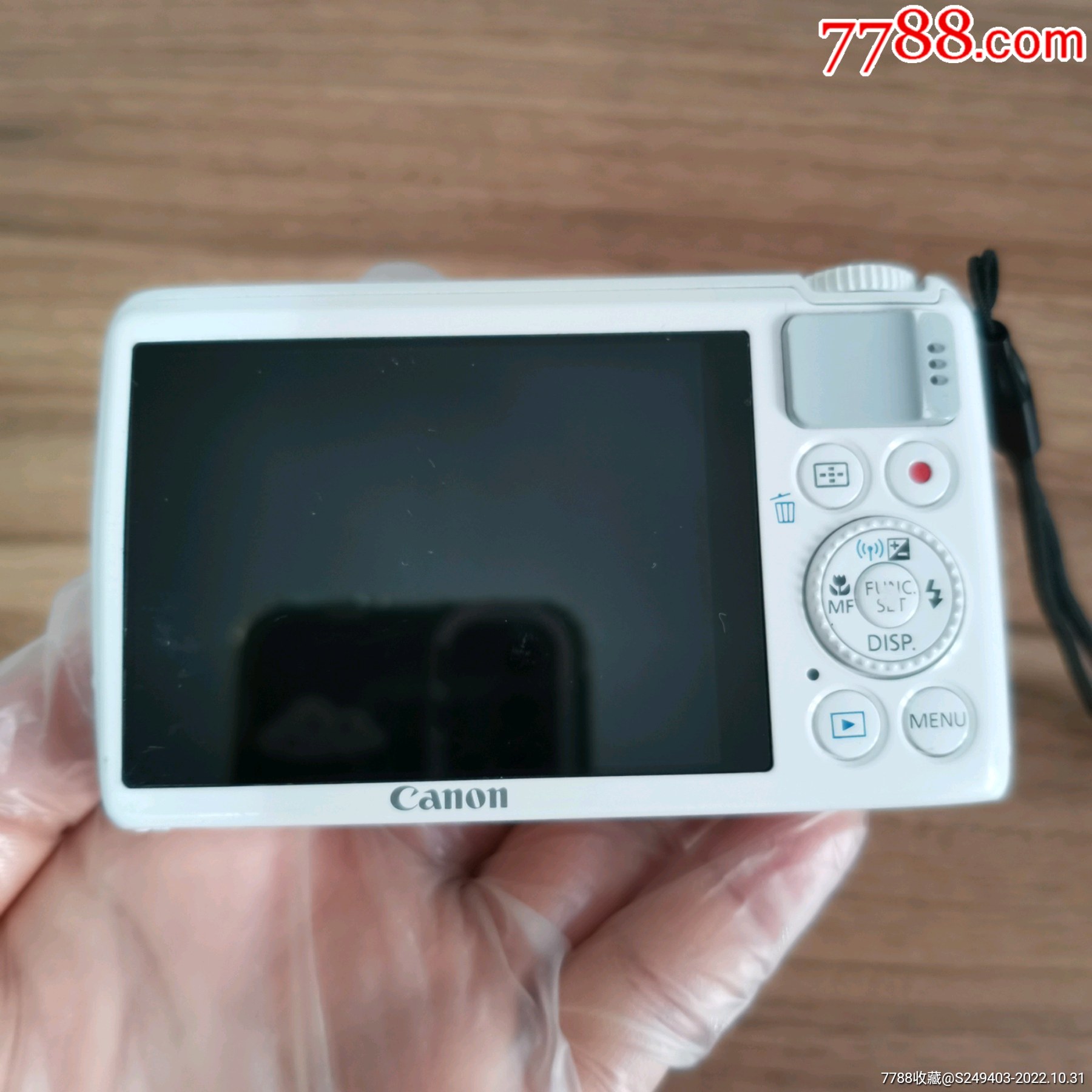 佳能s200长焦相机,奶白色,成色特别好,机器为故障机,需维修_价格400元