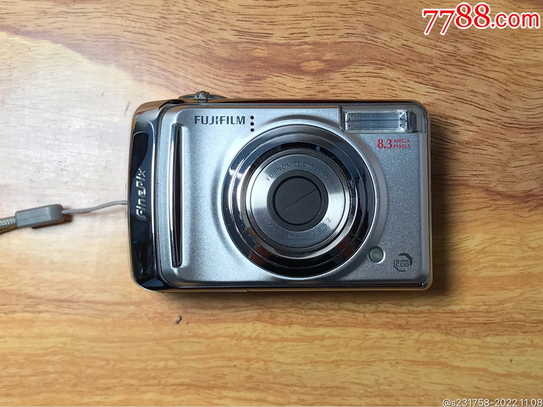 美品富士网红面包机a800超级ccd数码相机,功能一切正常_价格20元_第1