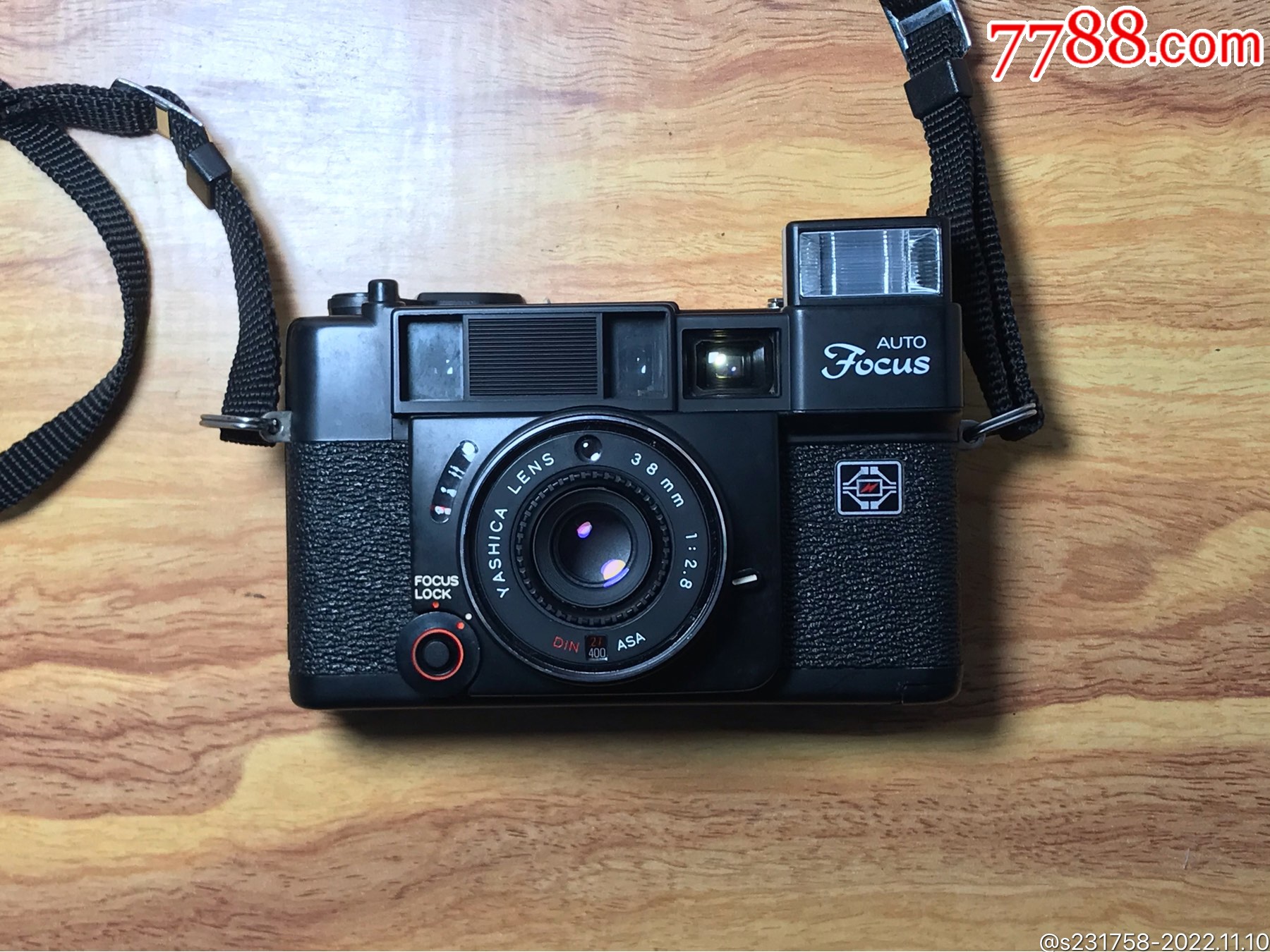 好品雅西卡autofocus旁轴胶片机,大光圈镜头,功能一切正常-傻瓜机