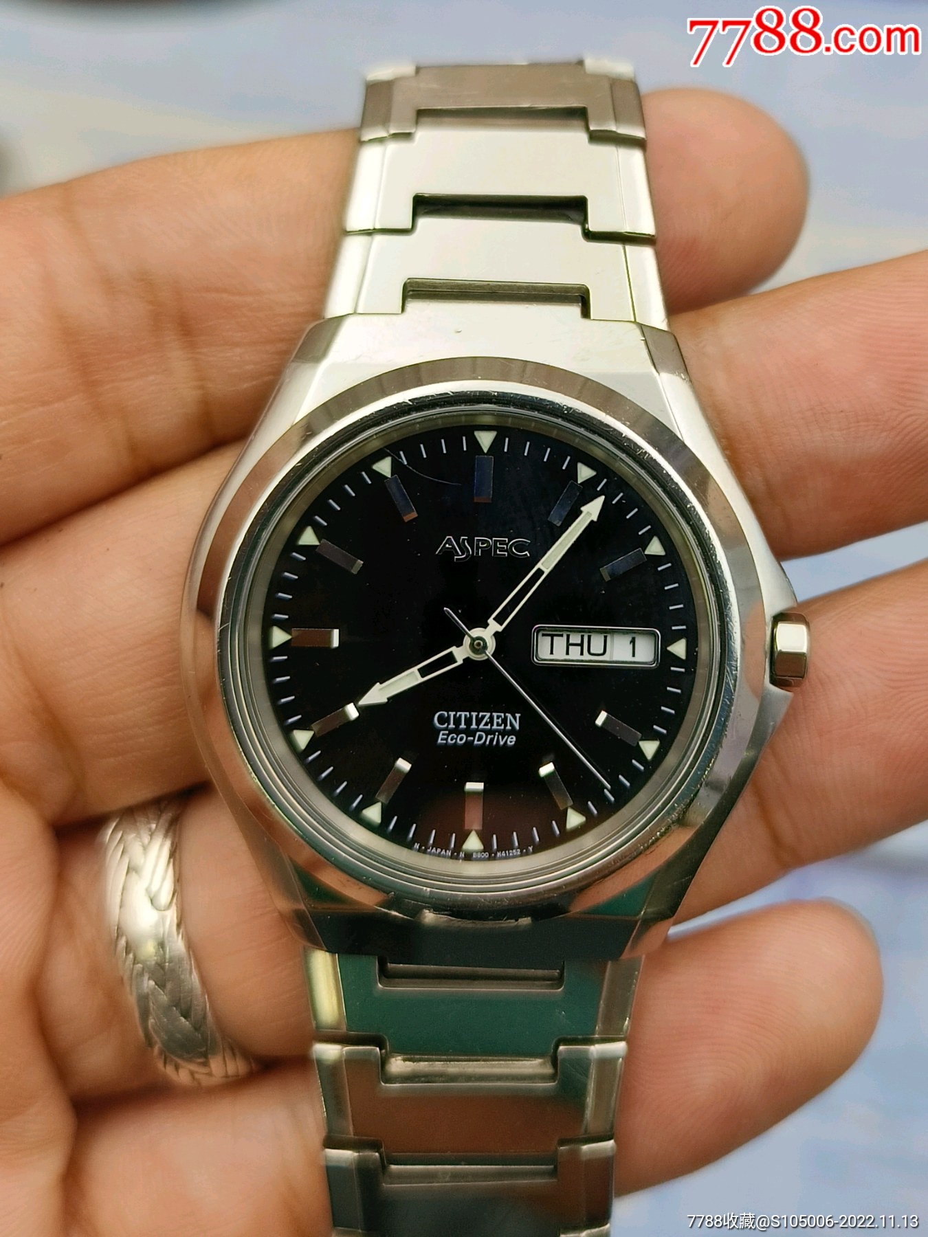 西铁城双历光动能男表_手表/腕表_精品中古表店【7788收藏__收藏热线