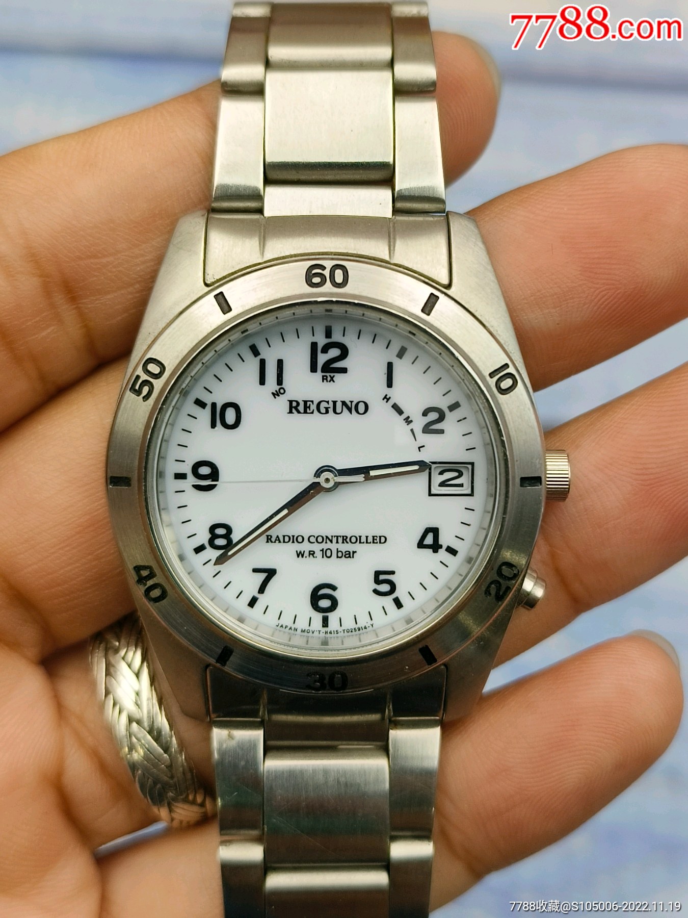 西铁城reguno系列光动能电波表_手表/腕表_精品中古表店【7788收藏
