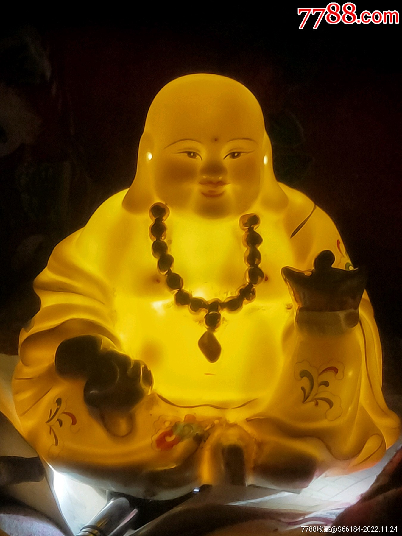 老寿星弥勒佛文时期摆件老瓷器摆件