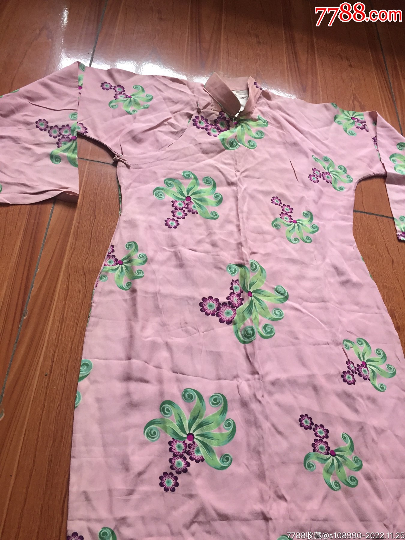 民国全新真丝旗袍