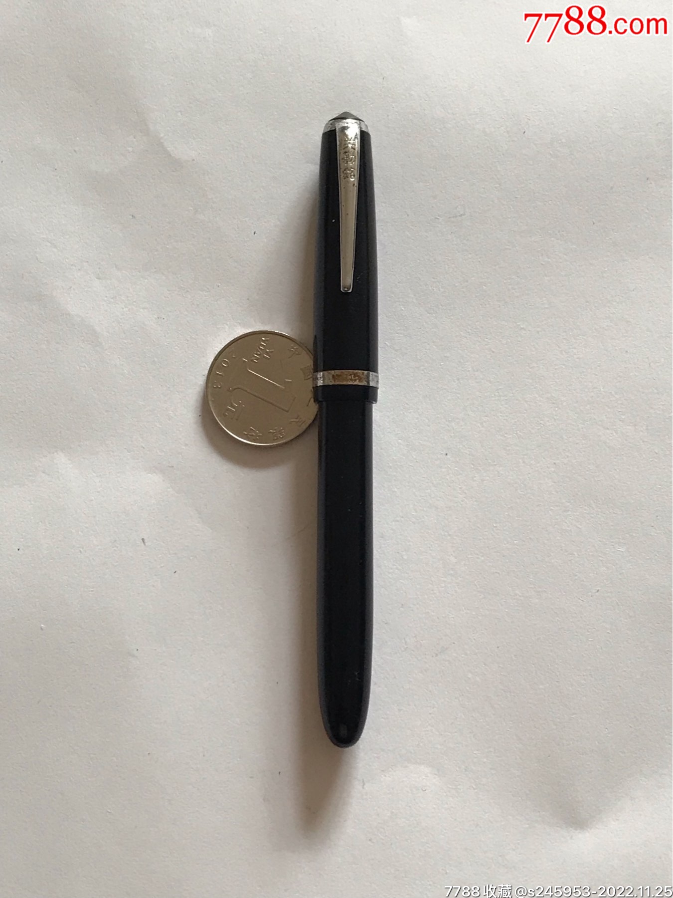 少见中号关勒铭金笔