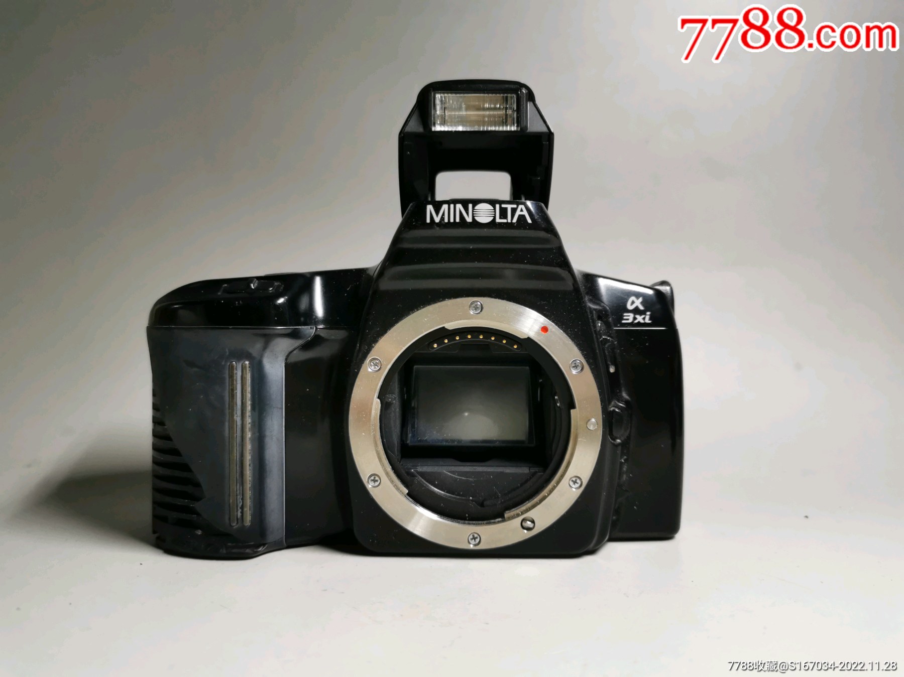 美能达minoltaa3xi胶片相机单机身品相如图手柄处老化试机正常1