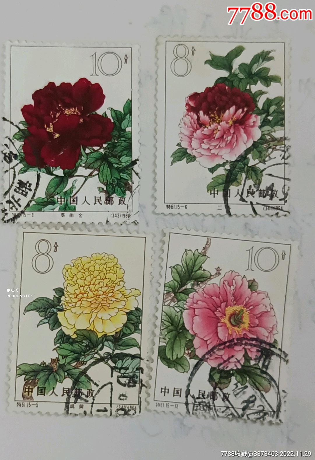 特61牡丹邮票收藏价值图片