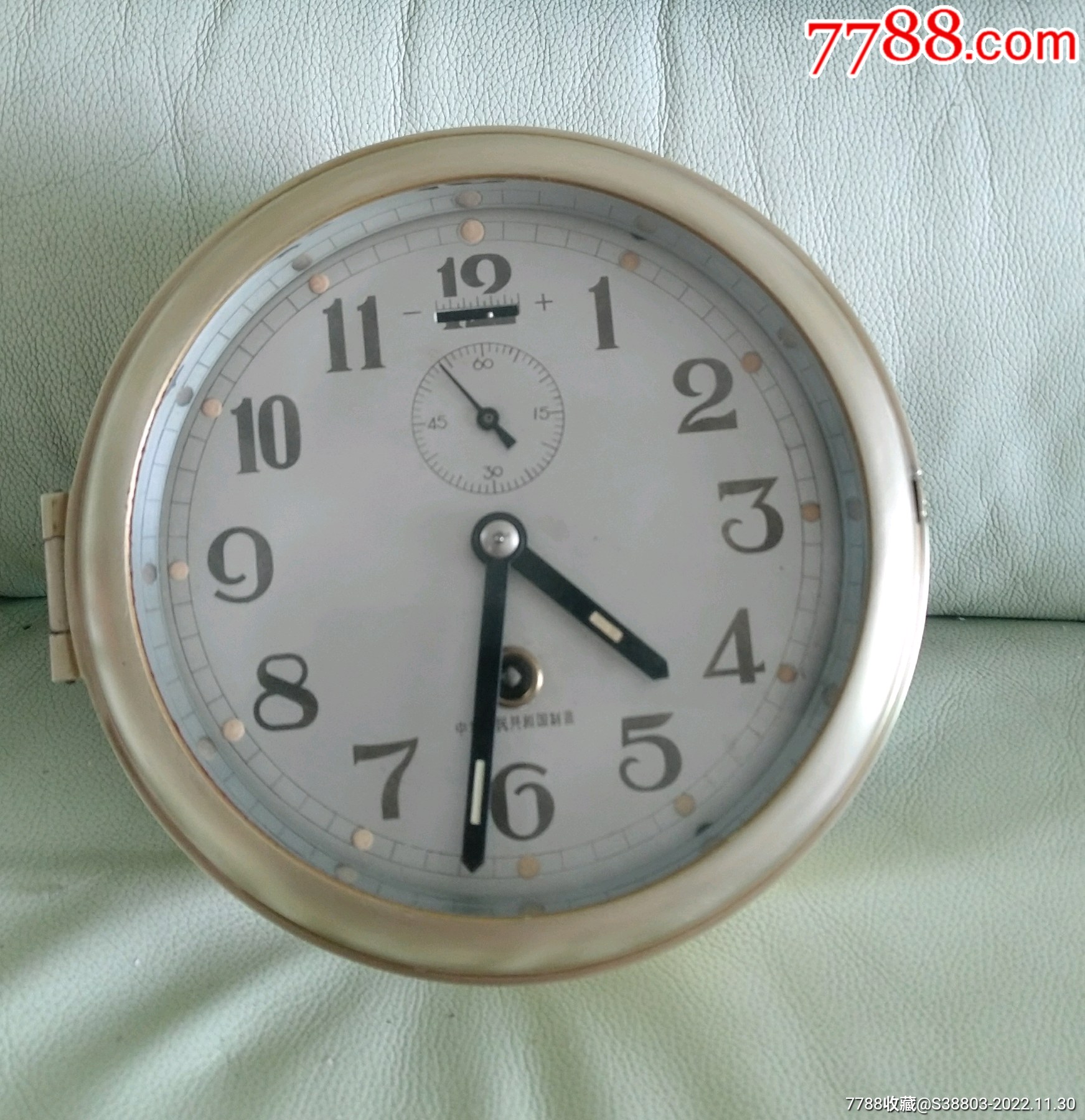 104型铜船钟!_船钟/专用钟_配件图片_收藏价格_7788钟表收藏