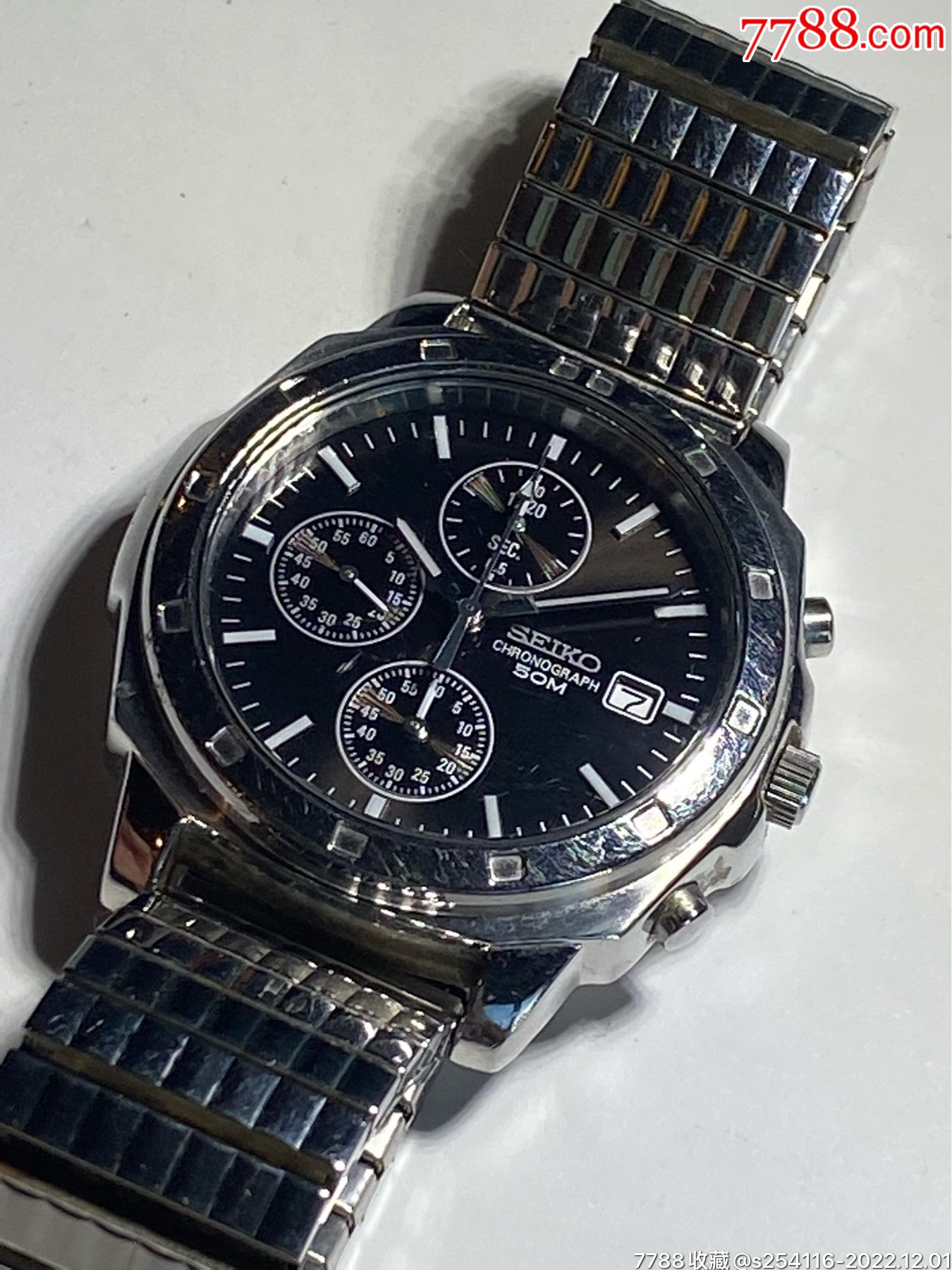 运动男表chronogaoh系列日历蓝宝石镜面表盘41_手表/腕表_日本生活