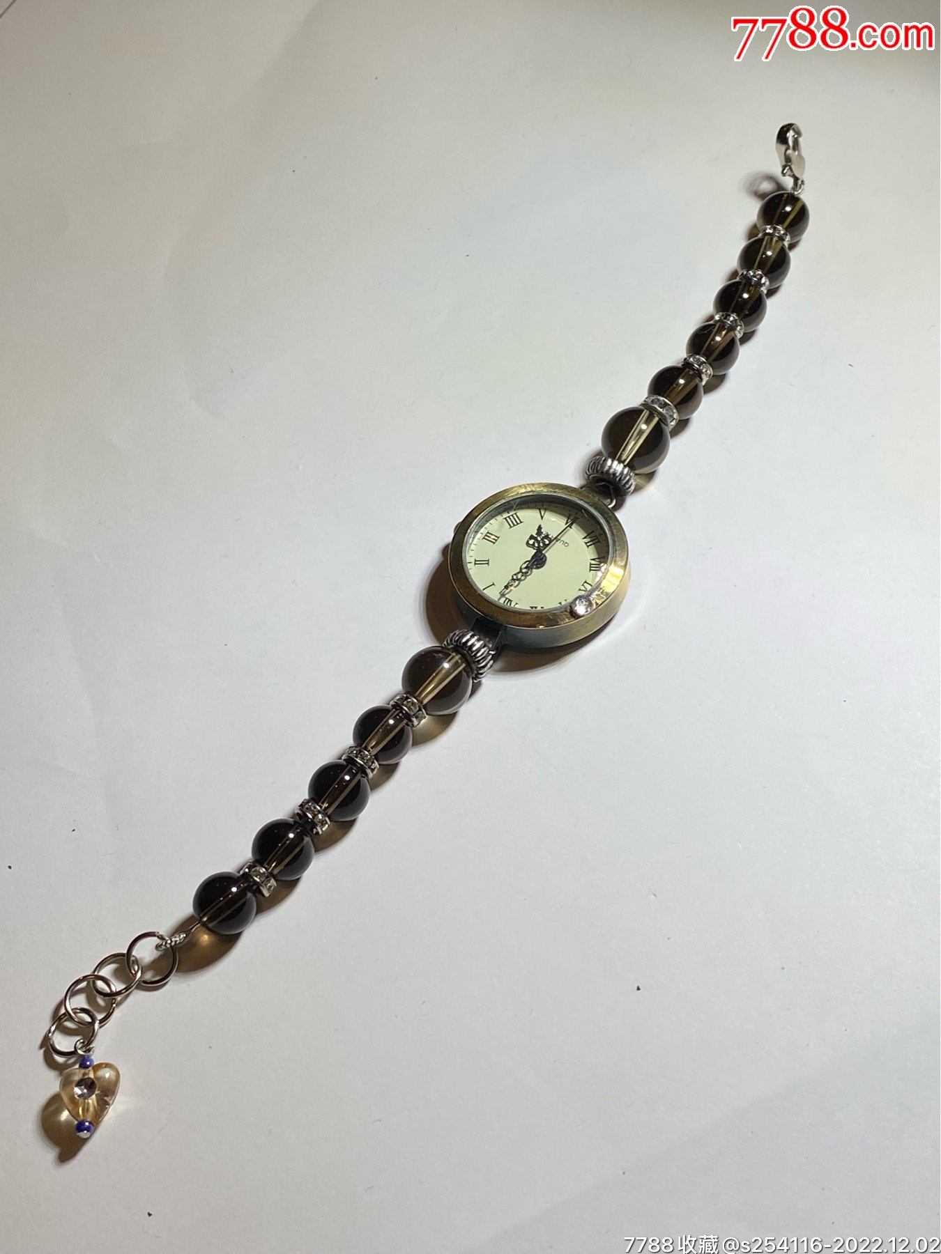 7788收藏__收藏热线>首页>拍卖>手表/腕表>日本机芯石英女表烟水晶