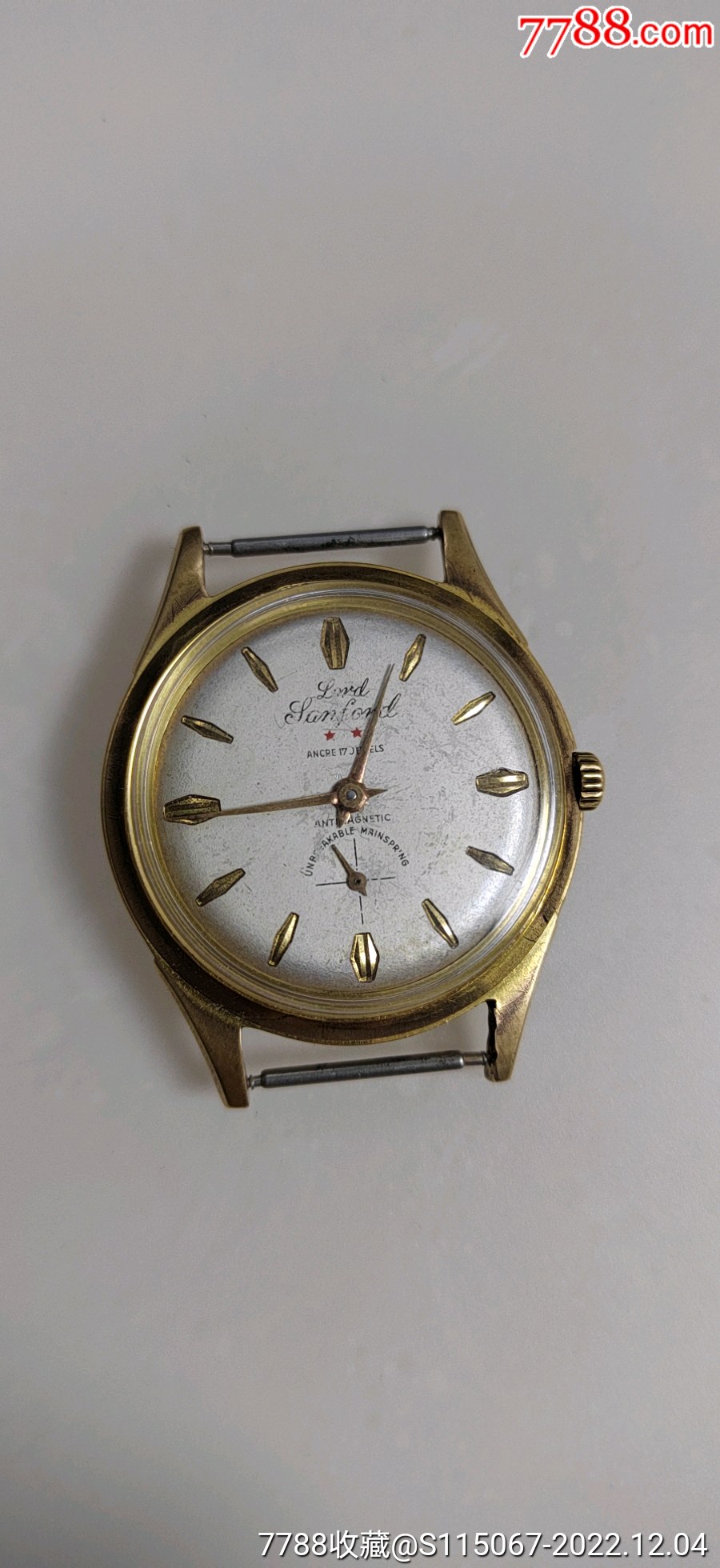 法国产古懂小3针表