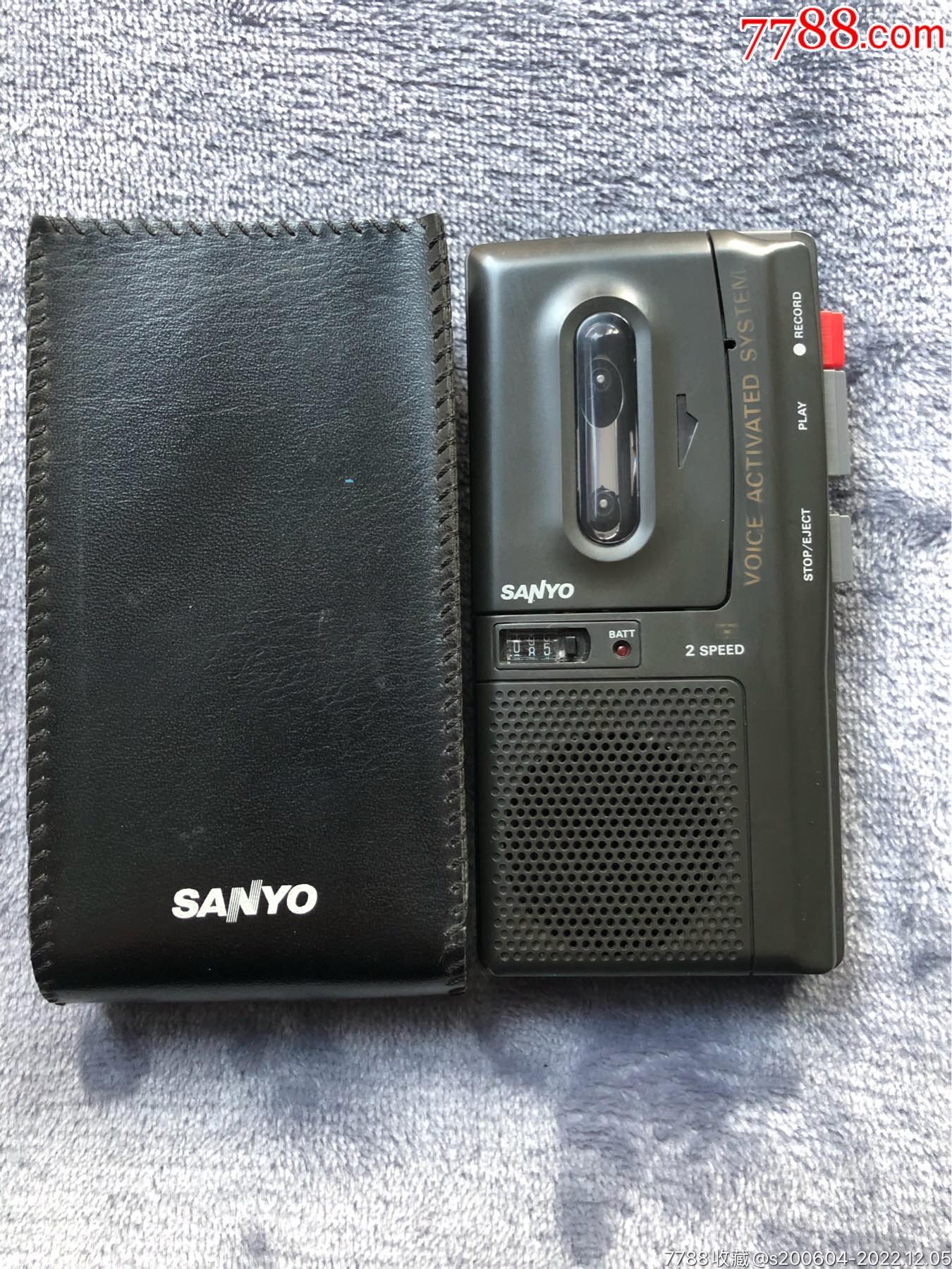 全原装进口日本三洋采访录音机,sanyo,trc560m,带皮壳,-价格:30元-au3
