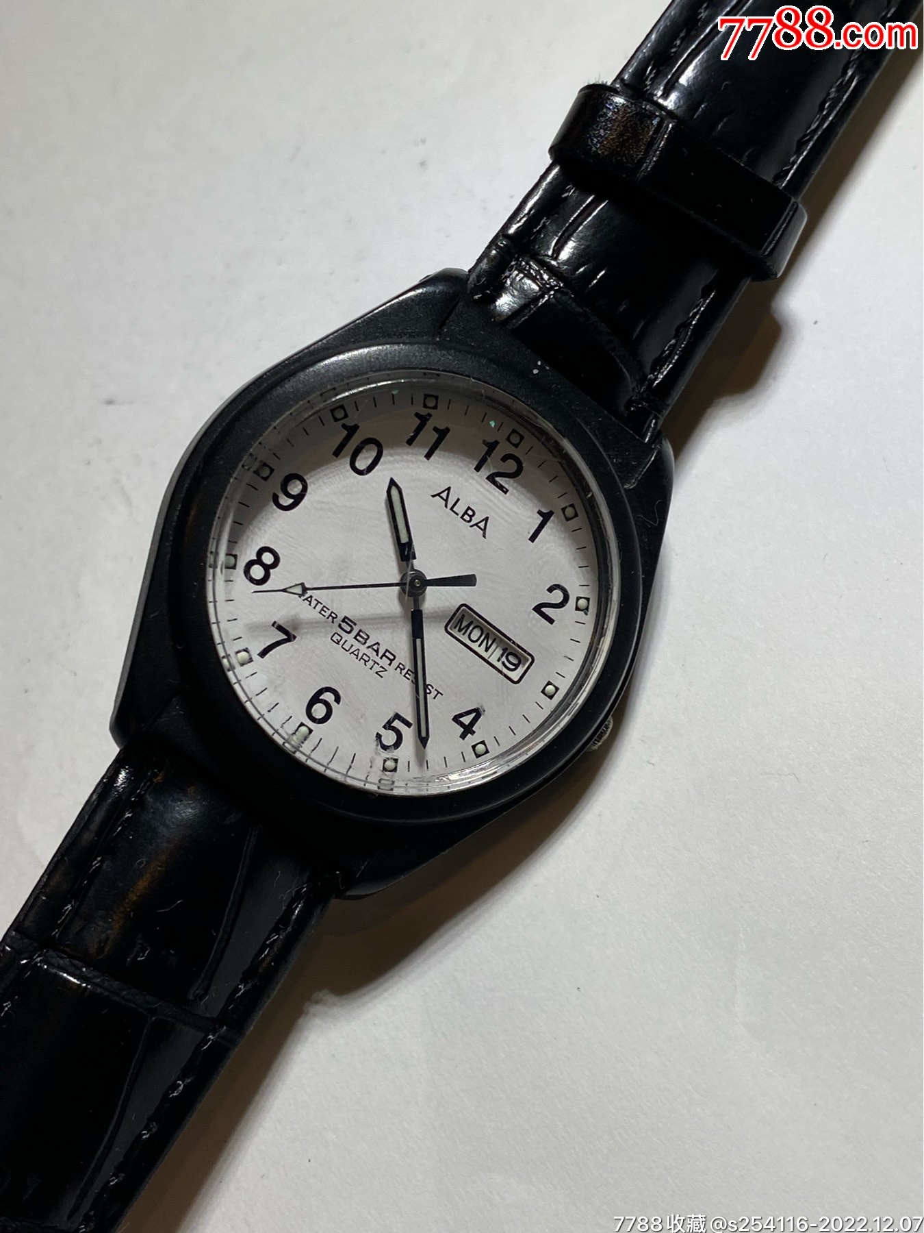 com)>首页>拍卖>手表/腕表>日本原装正品seiko精工alba雅博石英男表走